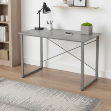 Стіл письмовий Дейв Ferrum-decor 75x100x60 Сірий метал ДСП Бетон 32 мм (FRD-106439)