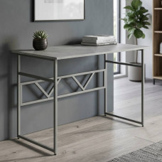 Стіл письмовий Раян Ferrum-decor 75x120x60 Сірий метал ДСП Бетон 16 мм (FRD-106479)