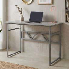 Стіл письмовий Раян Ferrum-decor 75x140x60 Сірий метал ДСП Бетон 32 мм (FRD-106488)
