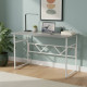 Стіл письмовий Раян Ferrum-decor 75x140x70 Білий метал ДСП Бетон 16 мм (FRD-106502) - фото 1