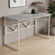 Стіл письмовий Раян Ferrum-decor 75x140x70 Білий метал ДСП Бетон 32 мм (FRD-106505) - фото 1