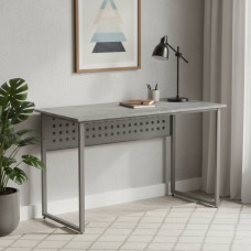 Стол письменный Майк Ferrum-decor 75x100x60 Серый металл ДСП Бетон 32 мм (FRD-106512)