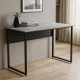 Стол письменный Майк Ferrum-decor 75x120x60 Черный металл ДСП Бетон 16 мм (FRD-106513) - фото 1