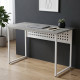 Стол письменный Майк Ferrum-decor 75x120x60 Белый металл ДСП Бетон 16 мм (FRD-106514) - фото 1