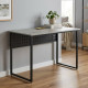 Стол письменный Майк Ferrum-decor 75x120x70 Черный металл ДСП Бетон 32 мм (FRD-106534) - фото 1