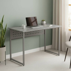 Стіл письмовий Майк Ferrum-decor 75x140x70 Сірий метал ДСП Бетон 32 мм (FRD-106542)