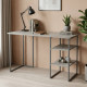 Стіл письмовий Кевін Ferrum-decor 75x120x60 Сірий метал ДСП Бетон 16 мм (FRD-106551) - фото 1
