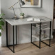 Стіл письмовий Кевін Ferrum-decor 75x120x70 Чорний метал ДСП Бетон 32 мм (FRD-106570) - фото 1