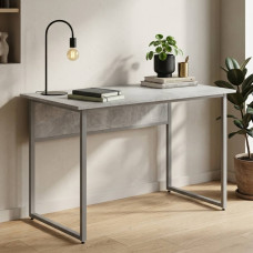 Стол письменный Коди Ferrum-decor 75x120x60 Серый металл ДСП Бетон 32 мм (FRD-106590)