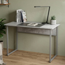 Стол письменный Коди Ferrum-decor 75x140x60 Серый металл ДСП Бетон 16 мм (FRD-106593)