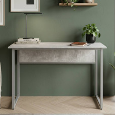 Стол письменный Коди Ferrum-decor 75x100x70 Серый металл ДСП Бетон 16 мм (FRD-106599)