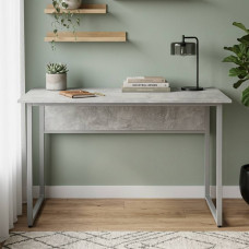 Стіл письмовий Коді Ferrum-decor 75x100x70 Сірий метал ДСП Бетон 32 мм (FRD-106602)