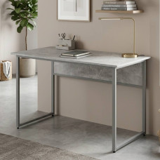Стол письменный Коди Ferrum-decor 75x120x70 Серый металл ДСП Бетон 32 мм (FRD-106608)
