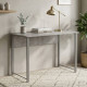 Стол письменный Курт Ferrum-decor 75x120x60 Серый металл ДСП Бетон 16 мм (FRD-106623) - фото 1