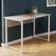 Стол письменный Курт Ferrum-decor 75x100x70 Белый металл ДСП Бетон 32 мм (FRD-106637) - фото 1