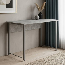 Стол письменный Курт Ferrum-decor 75x120x70 Серый металл ДСП Бетон 16 мм (FRD-106641)