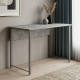 Стол письменный Курт Ferrum-decor 75x120x70 Серый металл ДСП Бетон 16 мм (FRD-106641) - фото 1