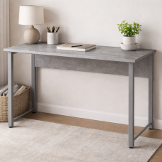 Стіл письмовий Курт Ferrum-decor 75x140x70 Сірий метал ДСП Бетон 16 мм (FRD-106647)