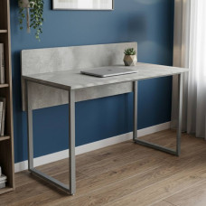 Стол письменный Скай Ferrum-decor 75x140x60 Серый металл ДСП Бетон 16 мм (FRD-106665)