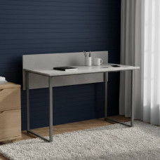 Стол письменный Скай Ferrum-decor 75x140x60 Серый металл ДСП Бетон 32 мм (FRD-106668)