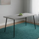 Стіл кухонний Марсель 30 Ferrum-decor 75x120x60 Чорний метал ДСП Бетон 32 мм (FRD-106735) - фото 1