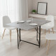 Стіл трансформер книжка Вуді Ferrum-decor 75x130x90 Чорний метал ДСП Бетон 16 мм (FRD-106743) - фото 1