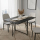 Стіл трансформер книжка Вуді Ferrum-decor 75x130x90 Чорний метал ДСП Сосна Кембра 16 мм (FRD-106744) - фото 1