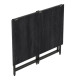 Стіл-трансформер розкладний Слай Ferrum-decor 75x100x60 Чорний метал ДСП Каштан Арвадонна 16 мм (FRD-107821) - фото 4