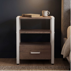 Тумба універсальна Ferrum-decor Вів'єн 1/1 50x41x40 білий ДСП Дуб Кремона Канолло 16 мм (FRD-107809)
