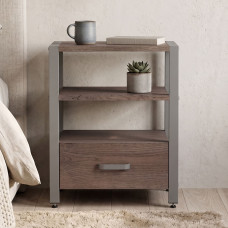Тумба універсальна Ferrum-decor Вів'єн 1/1 50x41x40 сірий ДСП Дуб Кремона Канолло 16 мм (FRD-107814)