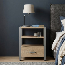 Тумба універсальна Ferrum-decor Вів'єн 1/1 50x41x40 сірий ДСП Дуб Кремона Торро 16 мм (FRD-107818)
