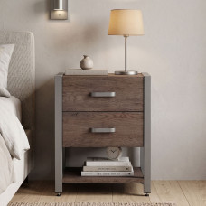 Тумба універсальна Ferrum-decor Вів'єн 2/1 50x41x40 сірий ДСП Дуб Кремона Канолло 16 мм (FRD-107799)