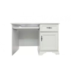 Стіл комп'ютерний ВМК (БРВ) Кентукі BIU1D1S Білий альпійський (BRW-1770)