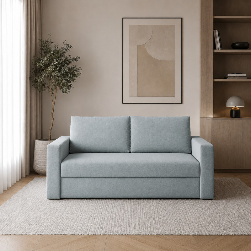 Диван ортопедический Мекко Denver 1560х960 Lux III категория Austin 16 Aqua (MEK-161344)