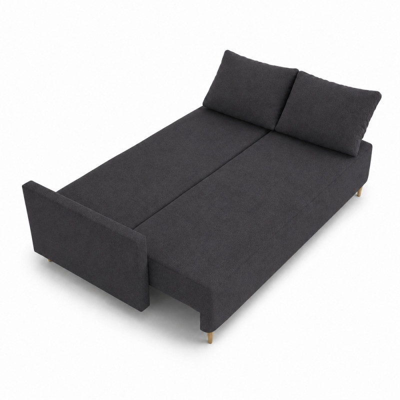 Диван прямой Mekko Madrid 2060*830 Ergo II категория Allure Premium Dark Grey