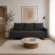 Диван прямой Mekko Madrid 2060*830 Ergo II категория Allure Premium Dark Grey - фото 1