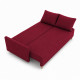 Диван прямой Mekko Madrid 2060*830 Ergo III категория Austin 8 Ruby Red - фото 3