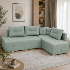 Диван ортопедический поворотный Мекко Mercury 3000*2150 Bonel Standart Hard Plus I категория Riviera 031 (MEK-161087)