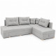 Диван ортопедический поворотный Мекко Mercury 3000*2150 Bonel Standart Hard Plus III категория Austin 17 Silver - фото 2