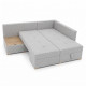 Диван ортопедический поворотный Мекко Mercury 3000*2150 Bonel Standart Hard Plus III категория Austin 17 Silver - фото 3