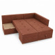 Диван ортопедический поворотный Мекко Mercury 3000*2150 Bonel Standart Hard Plus IV категория Bestseller Terracotta - фото 4