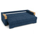 Ортопедический раскладной диван Мекко Reston 2250×960 Bonel Standart Hard Plus IV категория Bestseller Denim - фото 4