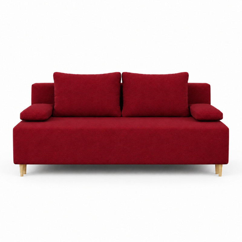 Диван раскладной Mekko Sidney 1900*800 Ergo II категория Allure Premium Wine