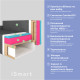 Кутовий диван ортопедичний iSmart MORRO Maxi єврокнижка 205x149 см (матрац Lux) темно-коричневий Laura 8 (ISM-051353) - фото 18