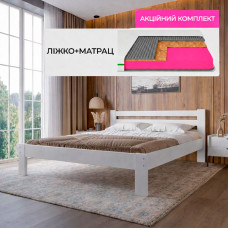 Комплект кровать полуторная Бавария и Матрас Koala Oasis 120х200 см (MBG-14903-ISM-051375)