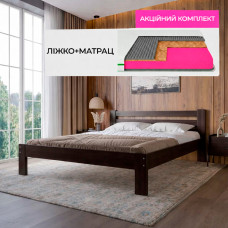 Комплект кровать двухспальная Бавария и Матрас Koala Oasis 140х200 см (MBG-14761-ISM-051377)
