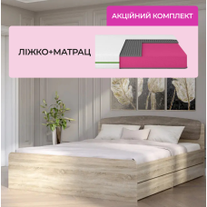 Комплект кровать двуспальная Астория и Матрас Koala Nimbus 160х200 см (EVR-2489-ISM-051164)