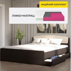 Комплект кровать двуспальная Астория и Матрас Koala Nimbus 160х200 см (EVR-2488-ISM-051164)