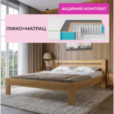 Комплект кровать двуспальная Бавария и Матрас Koala Dream 160х200 см (MBG-14711-ISM-051024)
