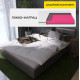 Комплект кровать двуспальная Сити-1400 и Матрас Koala Bambo 140х200 см (EVR-071113-ISM-051152) - фото 1